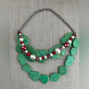 Art by Amy holiday necklace